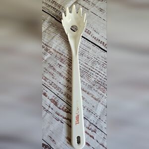 Vintage Betty Crocker Spaghetti Server Pasta Spoon White USA